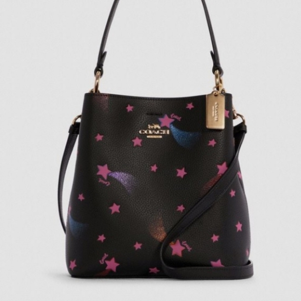Coach disco star bucket bag
